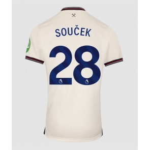 West Ham United Tomas Soucek #28 Udebanetrøje 2025-26 Kortærmet
